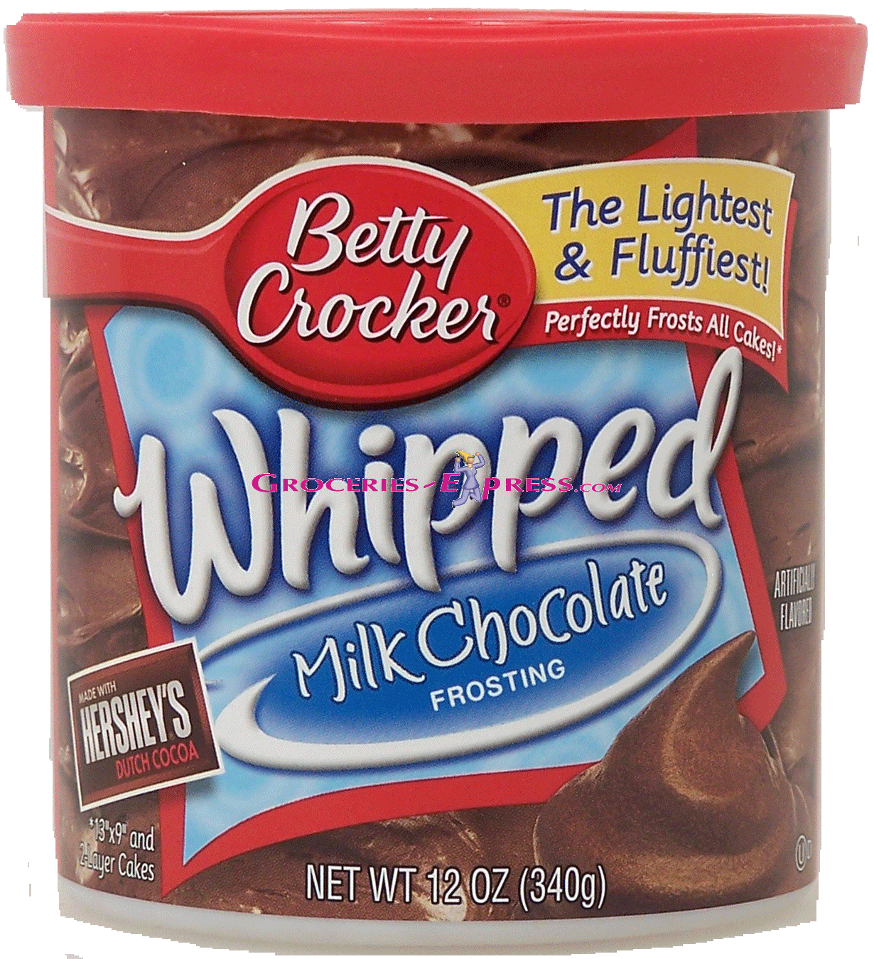 Betty Crocker Whipped milk chocolate frosting made with hershey's dutch cocoa Full-Size Picture